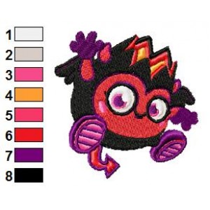 Diavlo Moshi Monsters Machine Embroidery Design 02
